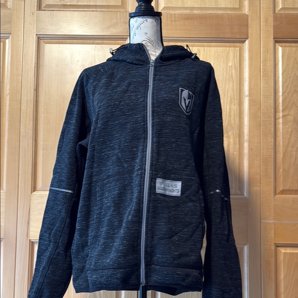 Vegas Knights Black Zip-Up Hoodie